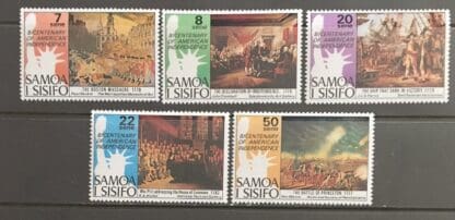 Samoa Scott # 428-432 Mint Never Hinged