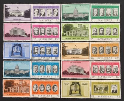 St. Vincent Scott # 435-444 Mint Never Hinged