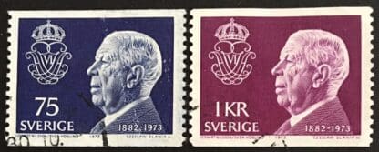 Sweden Scott # 1021-1022 Used