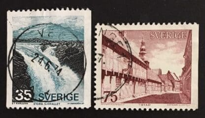 Sweden Scott # 1039-1040 Used