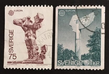 Sweden Scott # 1049-1050 Used