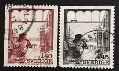 Sweden Scott # 1092-1093 Used