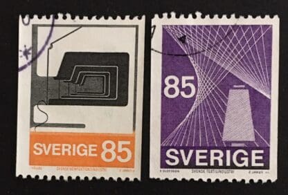 Sweden Scott # 1094-1095 Used