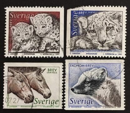 Sweden Scott # 2219-2222 Used