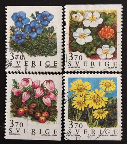 Sweden Scott # 2121-2124 Used