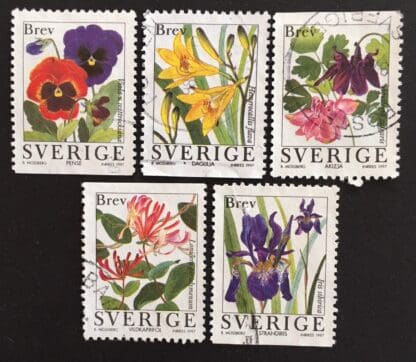 Sweden Scott # 2227-2231 Used