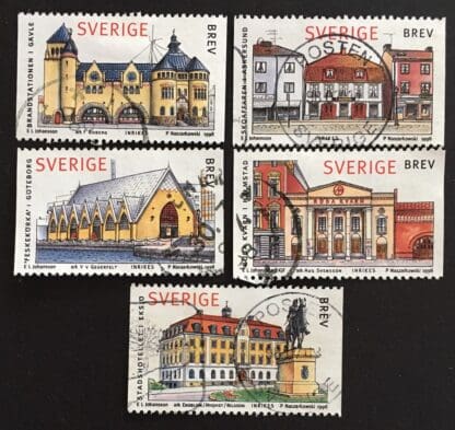 Sweden Scott # 2269-2273 Used