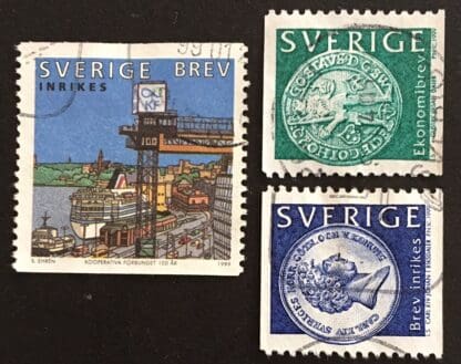 Sweden Scott # 2318-1320 Used