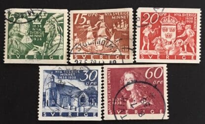 Sweden Scott # 268-272 Used