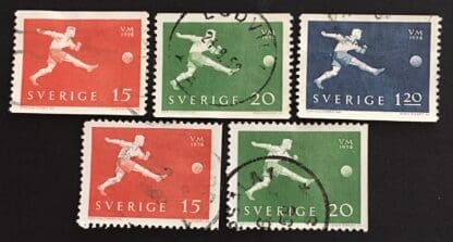 Sweden Scott # 524-528 Used