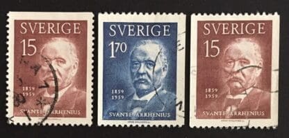 Sweden Scott # 547-549 Used