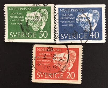 Sweden Scott # 603-605 Used