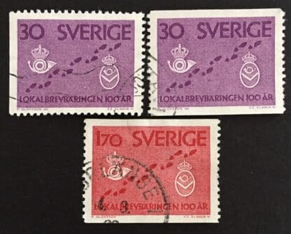 Sweden Scott # 607-609 Used