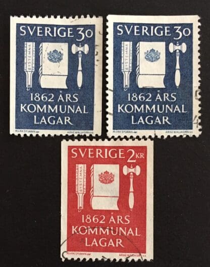 Sweden Scott # 610-612 Used