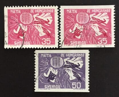 Sweden Scott # 623-625 Used