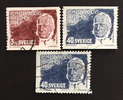 Sweden Scott # 701-703 Used