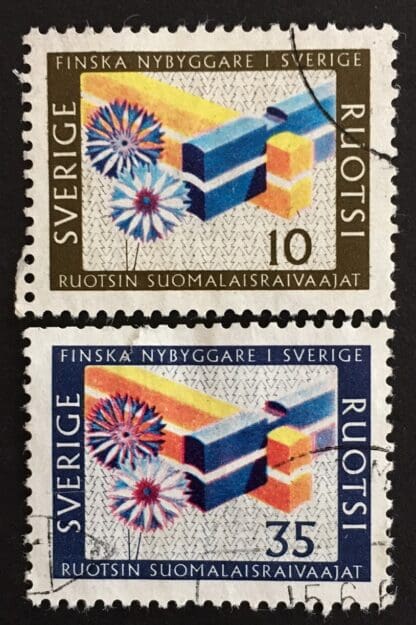 Sweden Scott # 731-732 Used