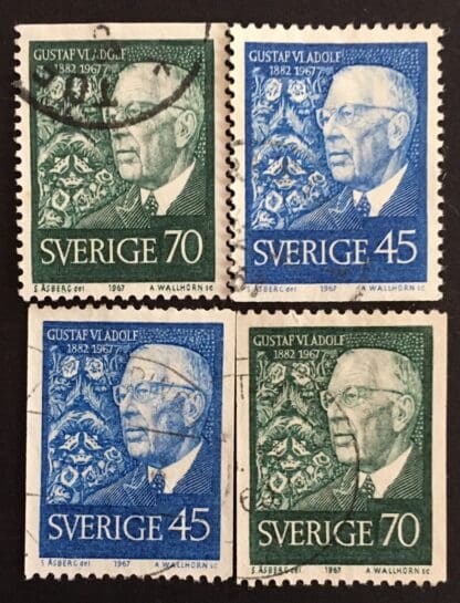 Sweden Scott # 765-768 Used