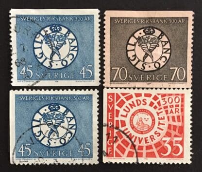 Sweden Scott # 776-779 Used