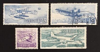 Sweden Scott # 936-939 Used