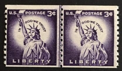 Scott # 1057c Mint Never Hinged Joint Line Pair 'Look"