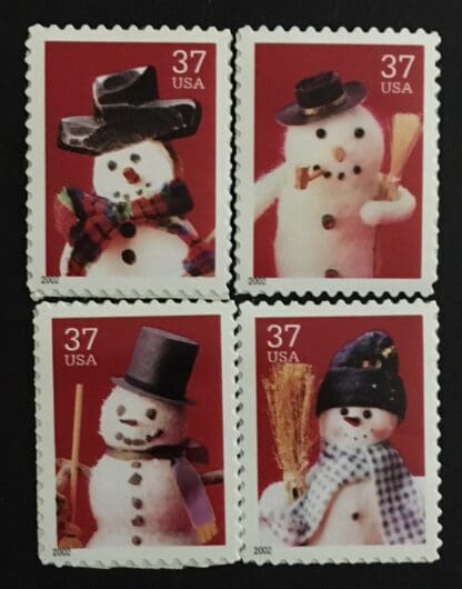 Scott # 3676-3679 Mint Never Hinged Singles Set