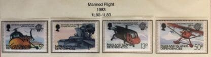 Falkland Island Dependencies Scott # 1L80-1L83 Mint Never Hinged