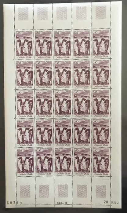 French Southern Antarctic Territories 89 Mint Never Hinged Sheet