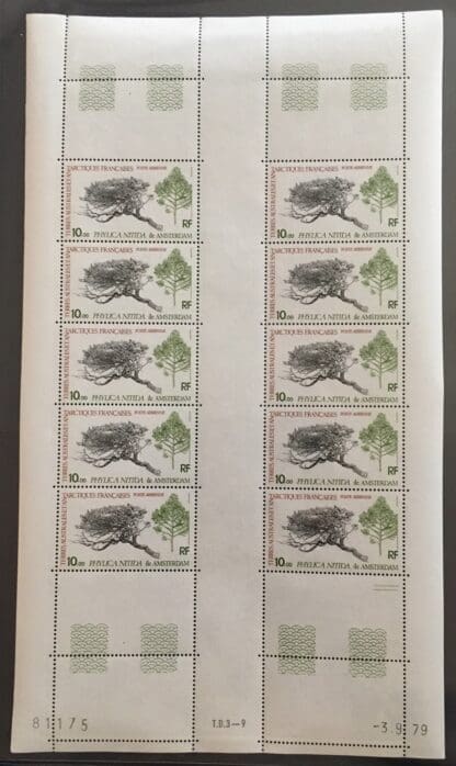 French Southern Antarctic Territories C59 Mint Never Hinged Sheet