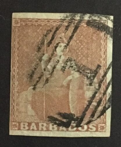 Barbados Scott # 4 Used