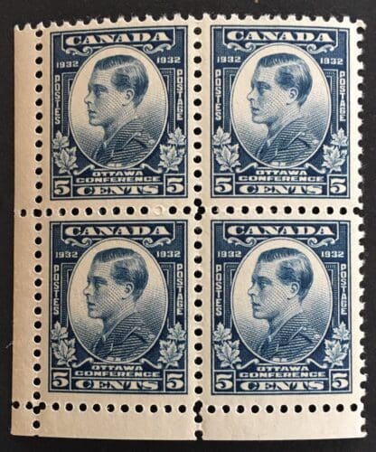 Canada Scott # 193 Mint Never Hinged Block