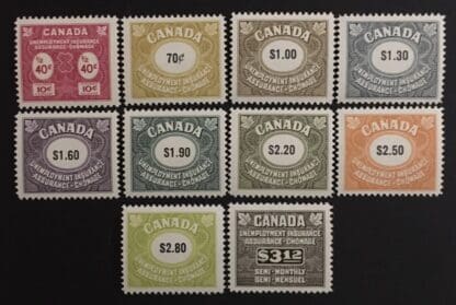 Canada VanDam # FU96-FU105 Mint Never Hinged