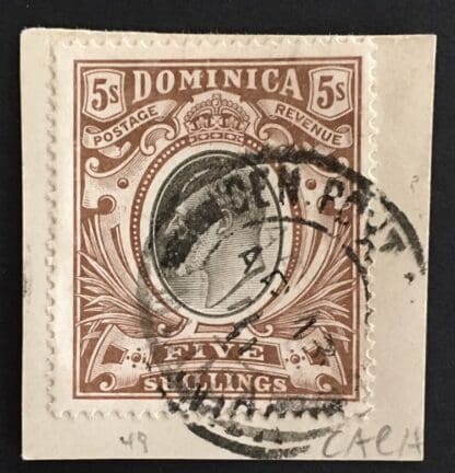 Dominica Scott # 49 Used on Piece