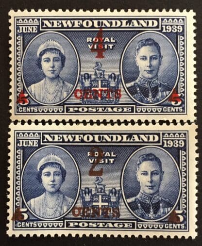 Newfoundland Scott # 250-251 Mint Never Hinged