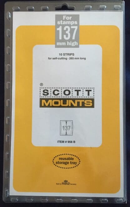 Scott Mounts Black 137x265