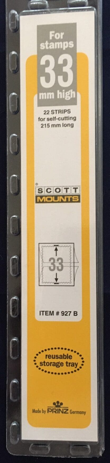 Scott Mounts Black 33x215