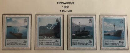 South Georgia Scott #145-148 Mint Never Hinged