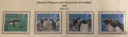 South Georgia Scott #174-177 Mint Never Hinged