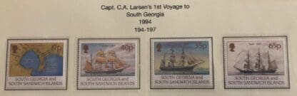 South Georgia Scott #194-197 Mint Never Hinged