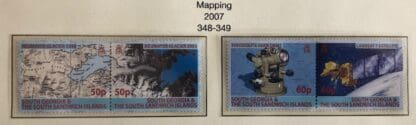 South Georgia Scott #348-349 Mint Never Hinged