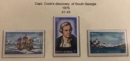 South Georgia Scott #41-43 Mint Never Hinged