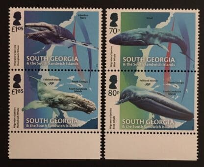 South Georgia Scott # 595-596 Mint Never Hinged