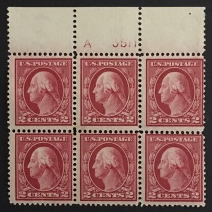 Scott # 406 Mint Never Hinged Plate Block