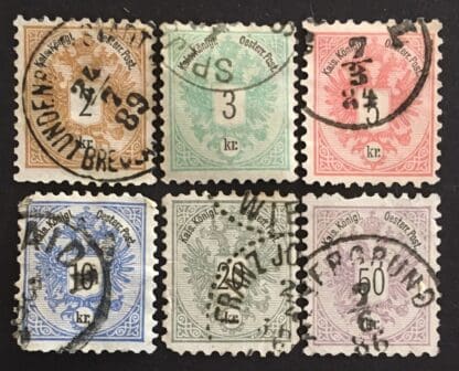 Austria Scott #41-46 Used