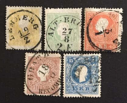 Austria Scott #6/8-11 Used