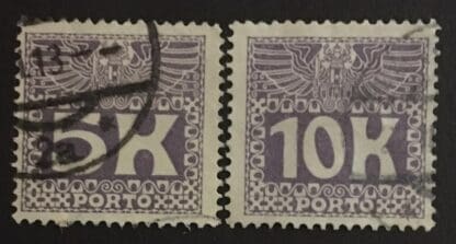 Austria Scott #J45-J46 Used