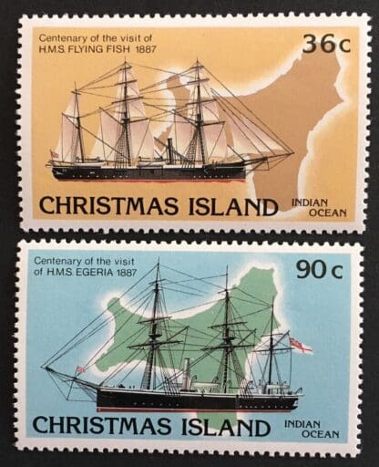 Christmas Island Scott # 194-195 MNH