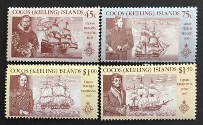 Cocos (Keelings) Islands Scott # 218-221 MNH