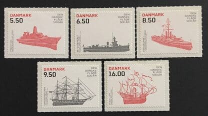 Denmark Scott # 1485-1489 MNH