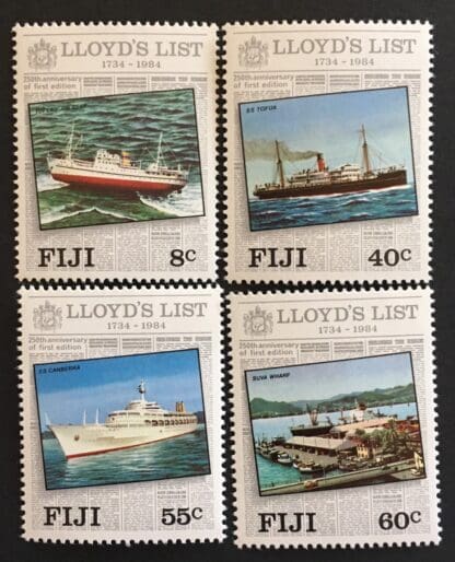 Fiji Scott # 509-512 MNH